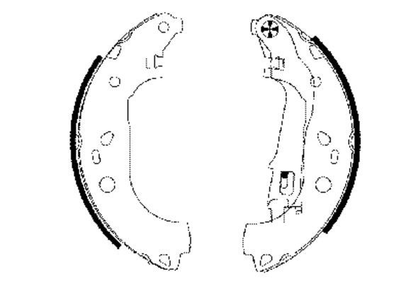 HELLA PAGID Комплект тормозных колодок 8DB 355 002-781